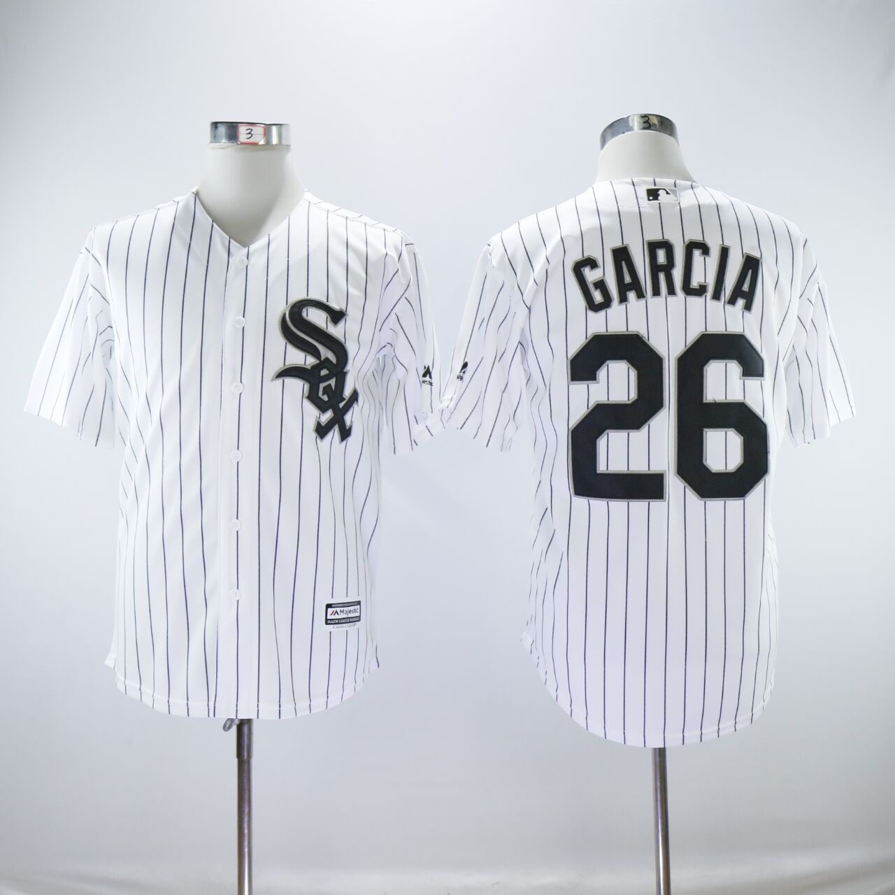 Men Chicago White Sox #26 Garcia White MLB Jerseys